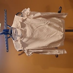 Open-Shouldered White Shirt